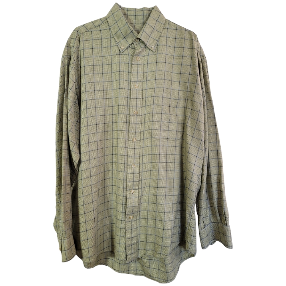 Burberry London Green Nova Check Longsleeve Shirt